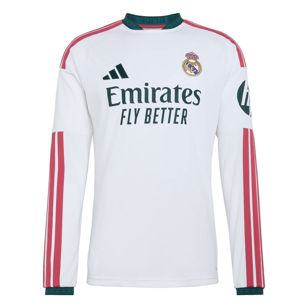 Long Sleeve Real Madrid Home Uniform 26/27